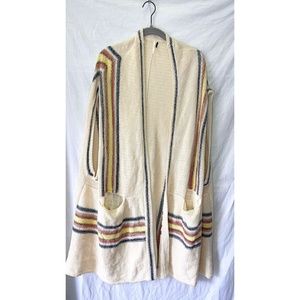 FREE PEOPLE  |  Long Sleeveless Duster Cardigan